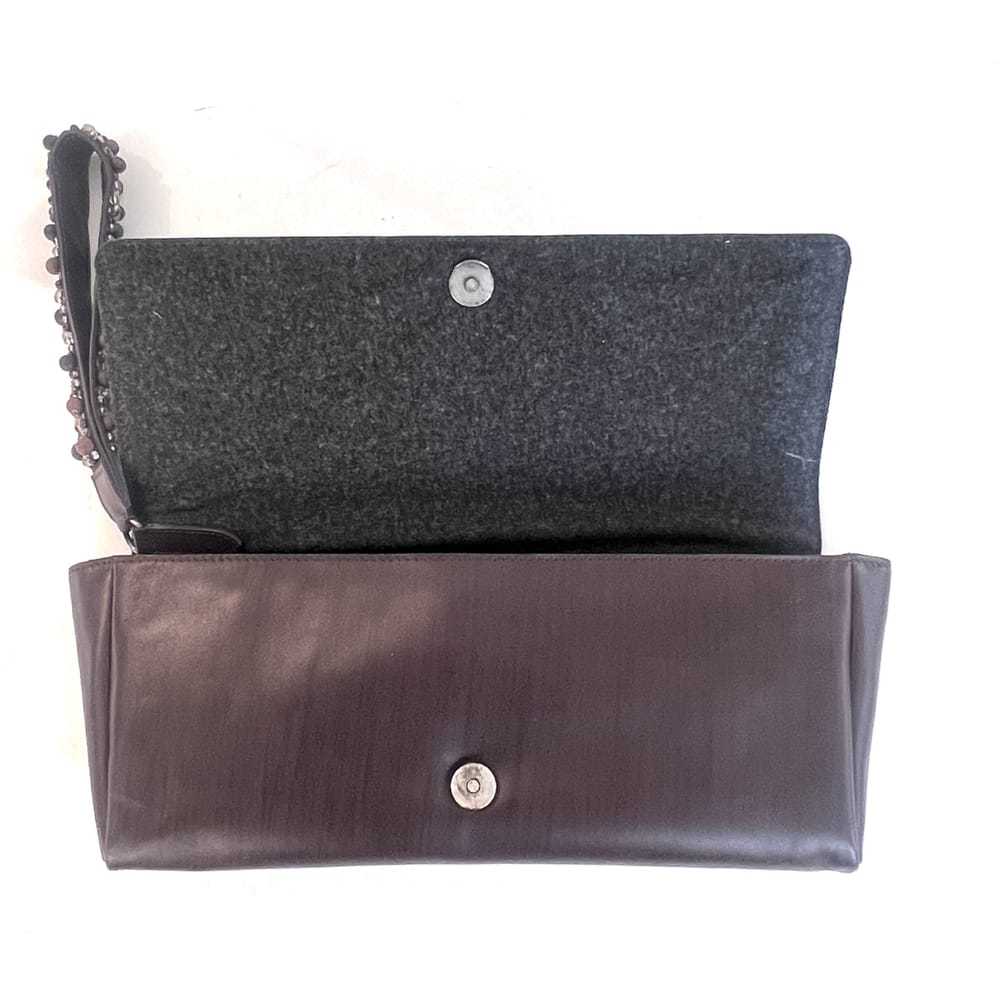 Brunello Cucinelli Leather clutch bag - image 4