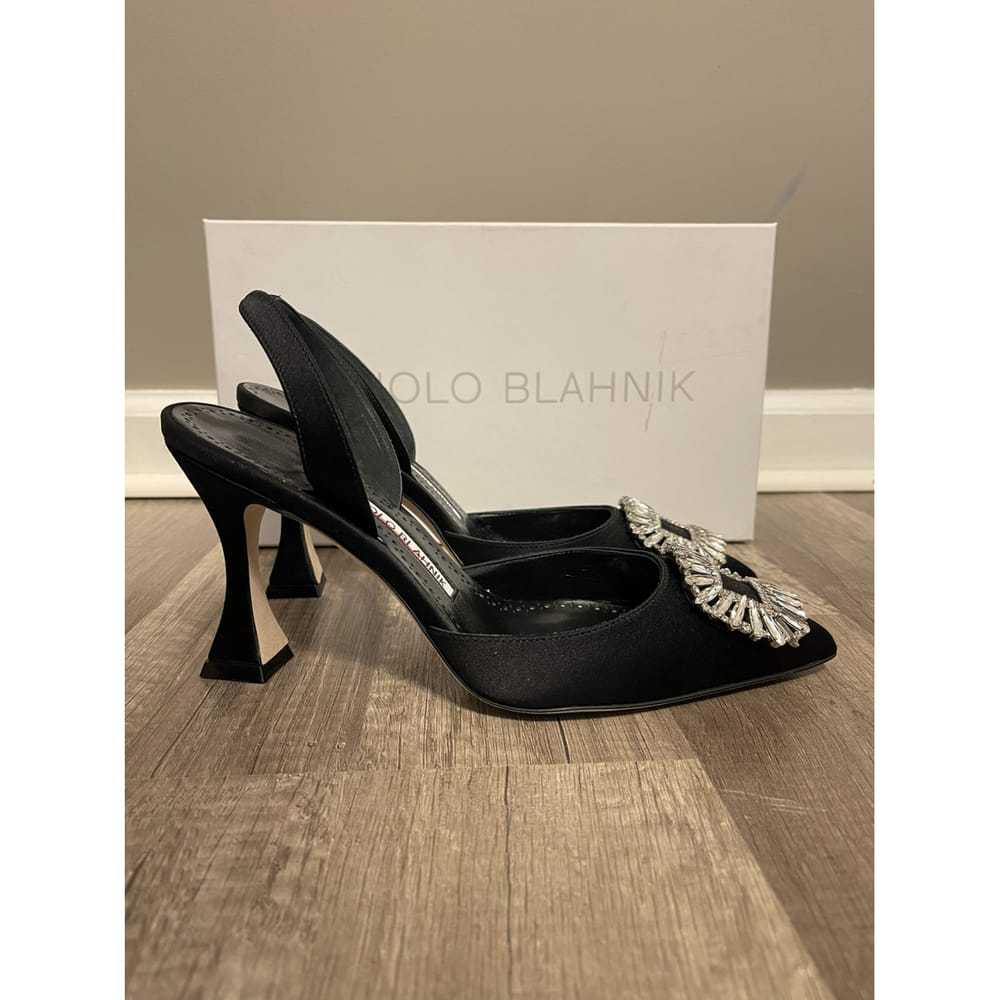 Manolo Blahnik Cloth heels - image 6