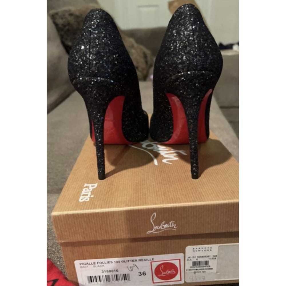 Christian Louboutin Glitter mid heel - image 3