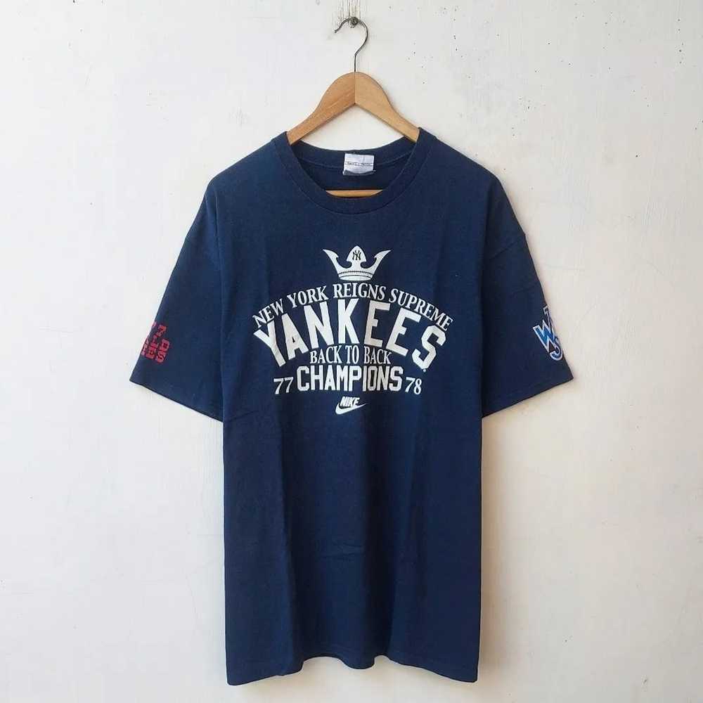 Nike × Vintage × Yankees Vtg NIKE X New York Reig… - image 1