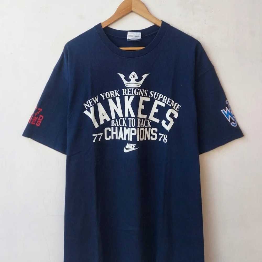 Nike × Vintage × Yankees Vtg NIKE X New York Reig… - image 2