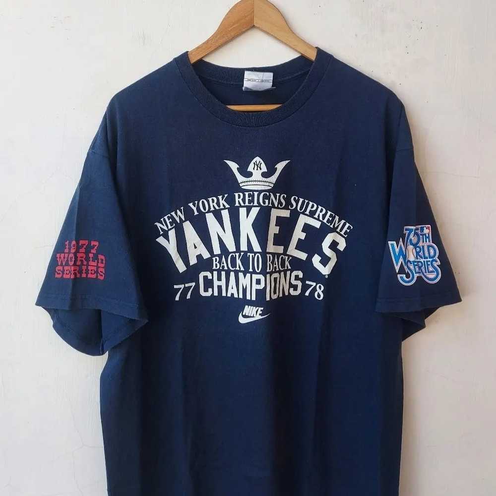Nike × Vintage × Yankees Vtg NIKE X New York Reig… - image 3