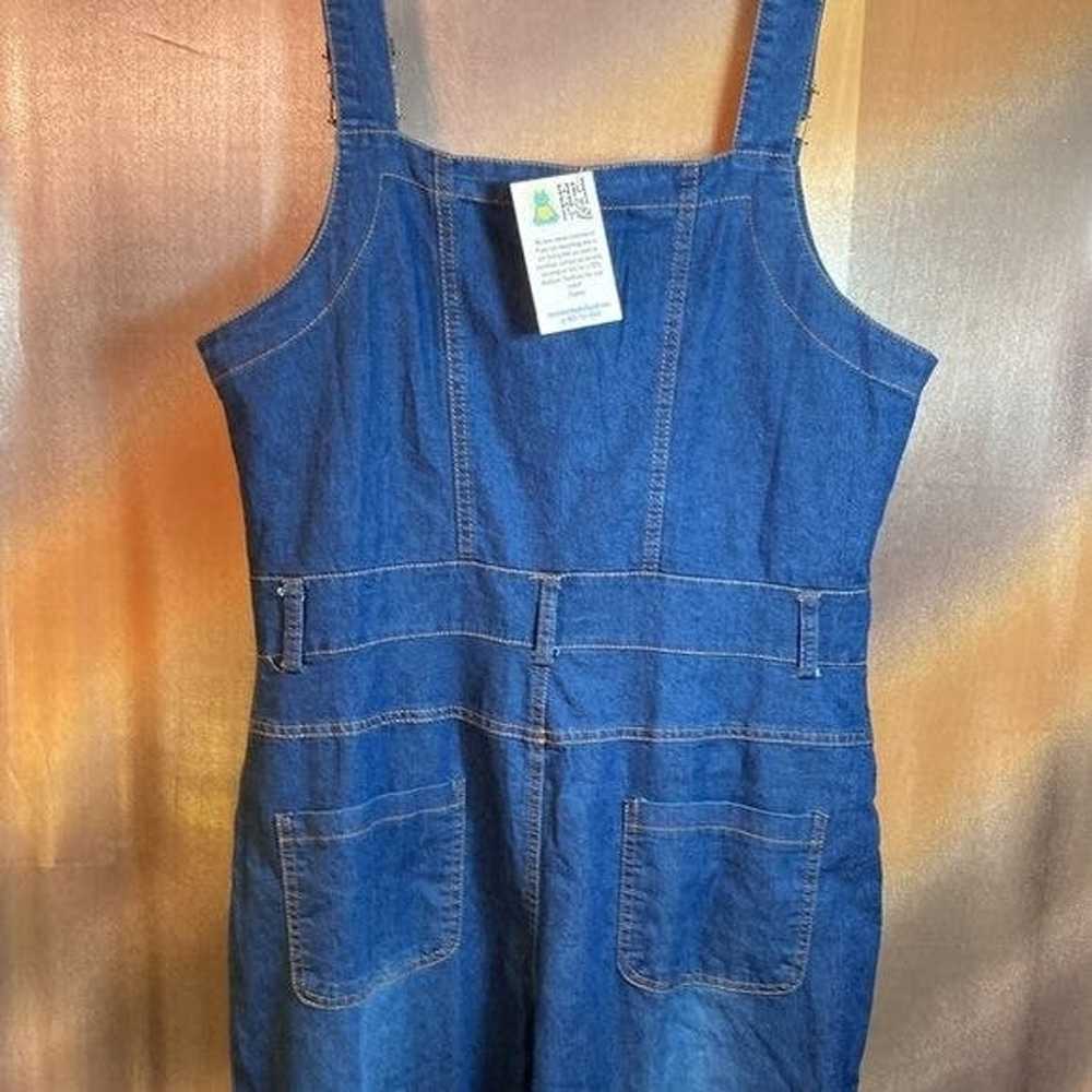 The Unbranded Brand Stretchy Overalls Bell Bottom… - image 4