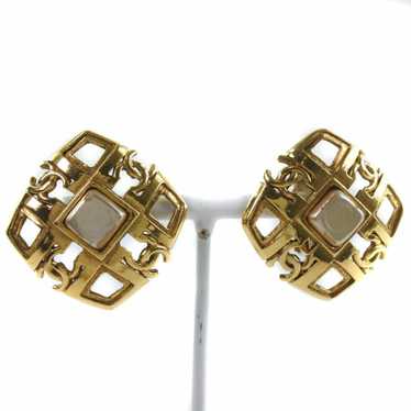 Vintage chanel cocomark earrings - Gem