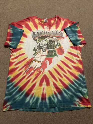 Grateful Dead Men's Truckin' to Buffalo Tie Dye T-Shirt Multi