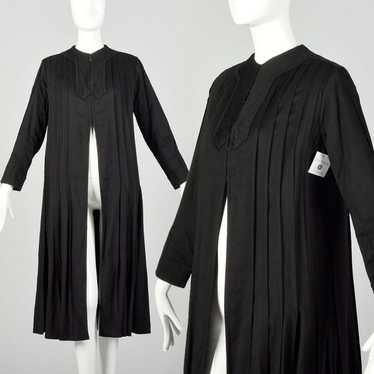 Small 1910s Pleated Coat Black Edwardian - image 1