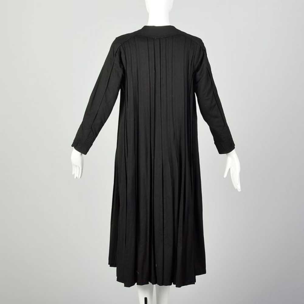 Small 1910s Pleated Coat Black Edwardian - image 3