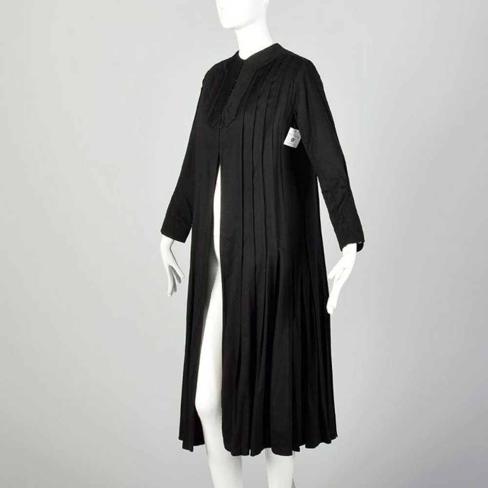 Small 1910s Pleated Coat Black Edwardian - image 4