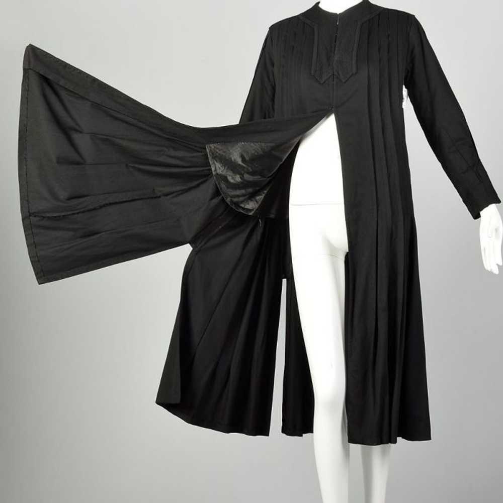 Small 1910s Pleated Coat Black Edwardian - image 5