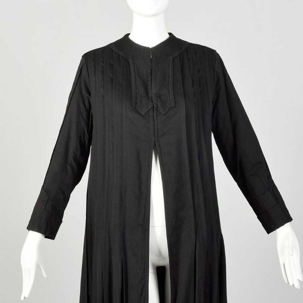 Small 1910s Pleated Coat Black Edwardian - image 8