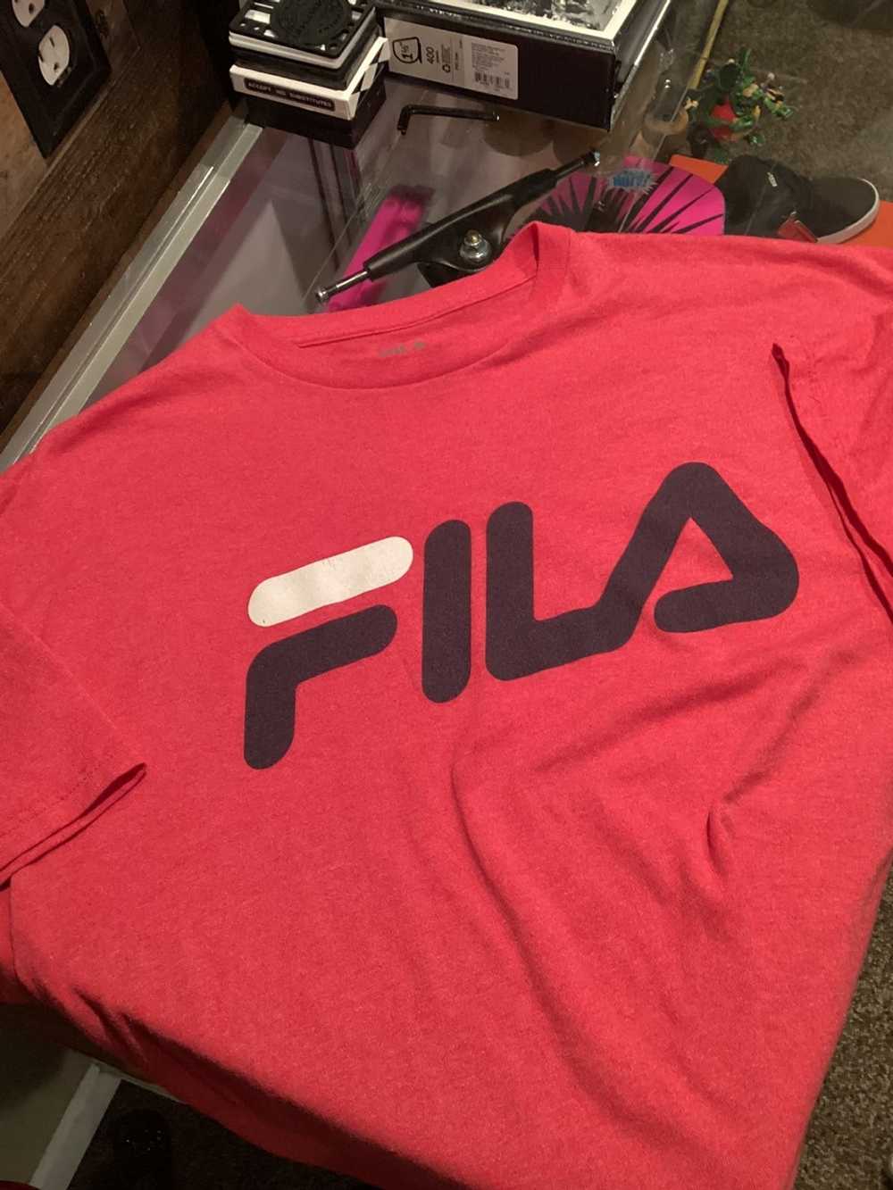 Fila Used Fila t shirt red - image 4