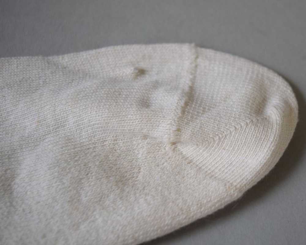 White Athletic Vintage 50s Mens Socks by Bear Bra… - image 4