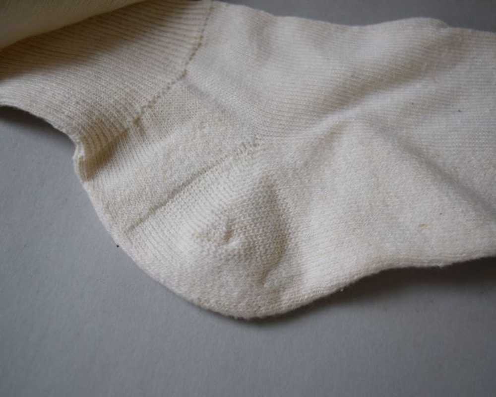 White Athletic Vintage 50s Mens Socks by Bear Bra… - image 5