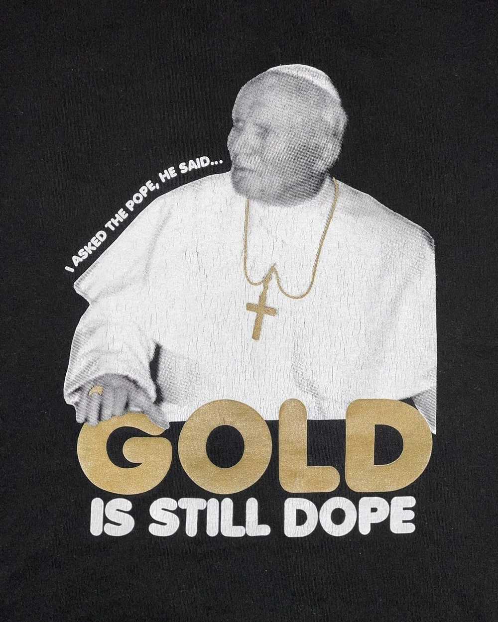Streetwear × Stussy × Vintage Stussy pope gold is… - image 8