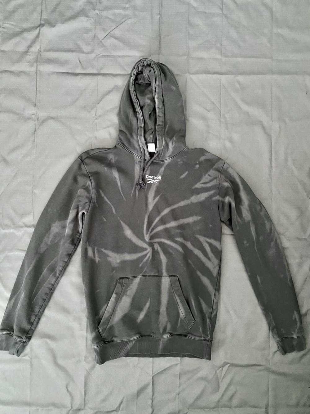 Reebok reebok classics grey tie dye hoodie - image 1