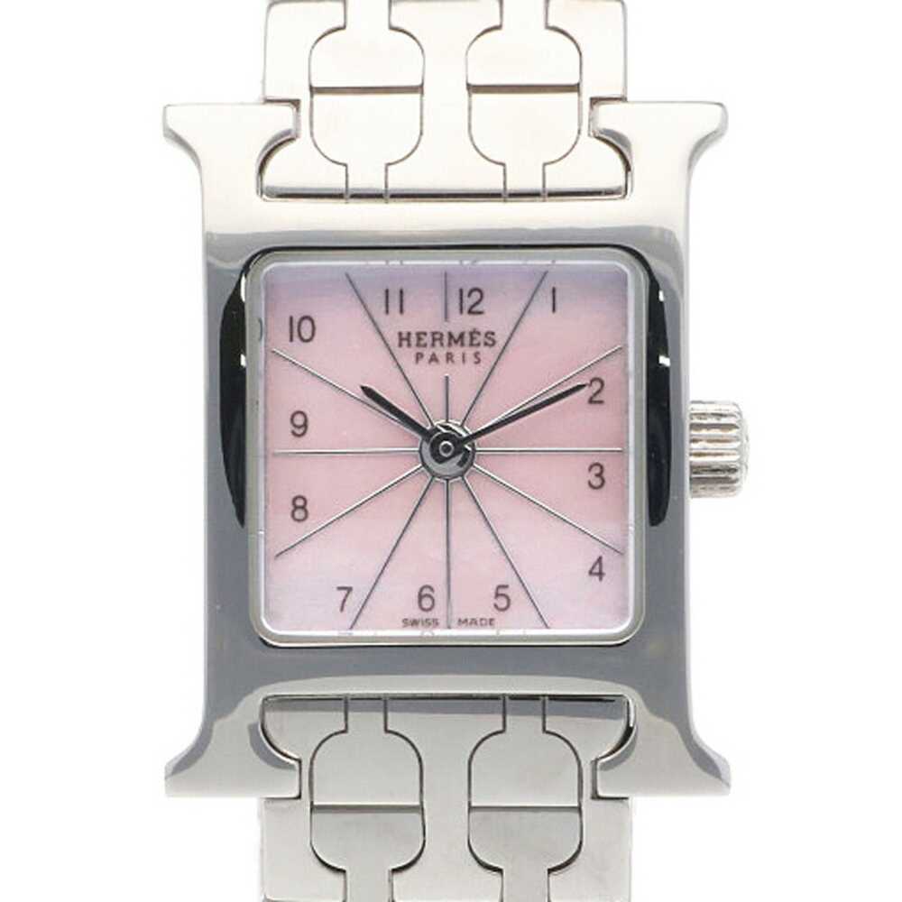 Hermes Hermes H watch mini stainless steel HH1.11… - image 1