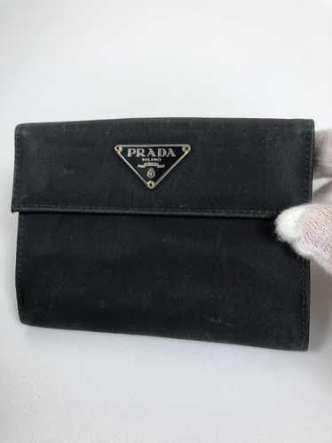 Prada Prada tessuto nero nylon bifold wallet - image 1