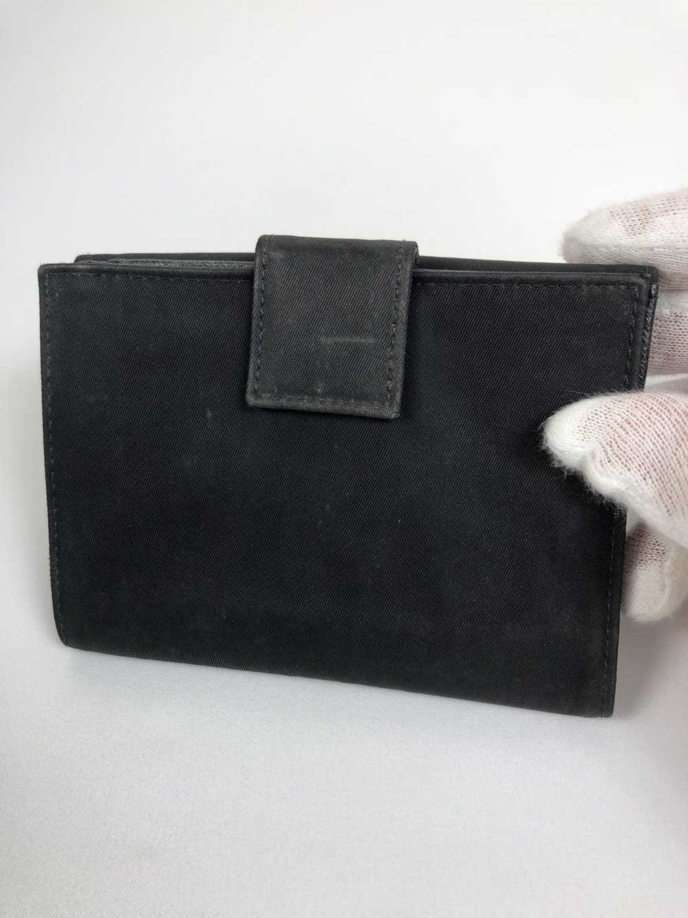 Prada Prada tessuto nero nylon bifold wallet - image 2