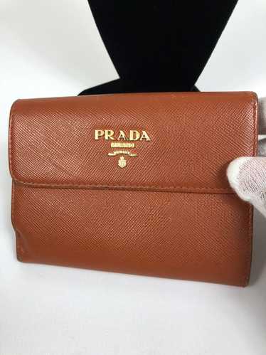 Prada Prada 2012 saffiano metal rame bifold wallet