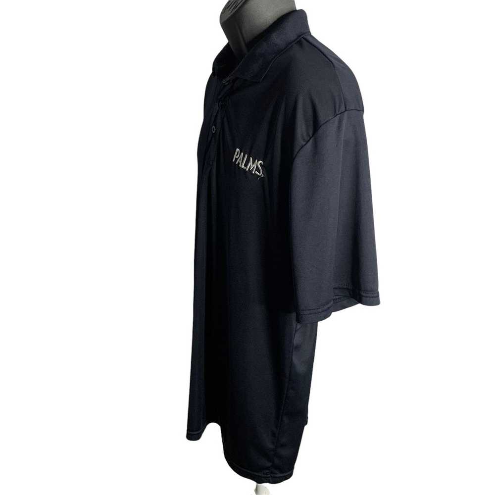 Other Palms Las Vegas Polo Shirt M Black Knit Emb… - image 4
