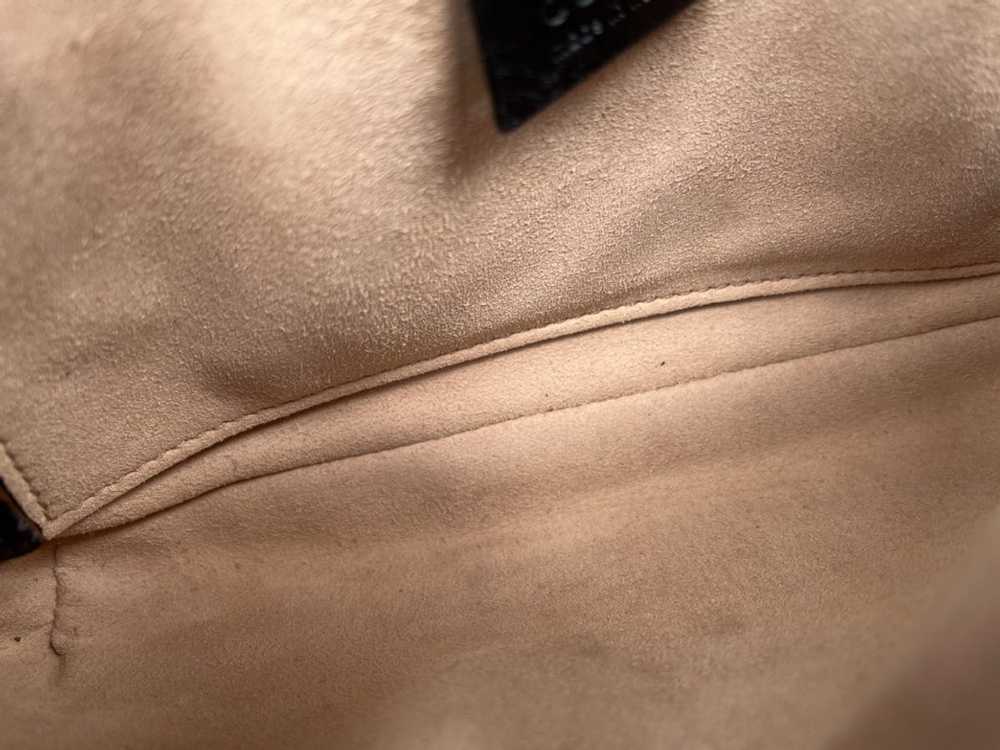 Gucci Matelassé Marmont Pearl Chain Belt Bag - image 11