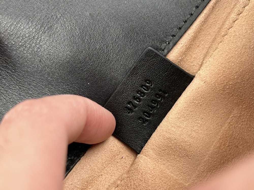 Gucci Matelassé Marmont Pearl Chain Belt Bag - image 9
