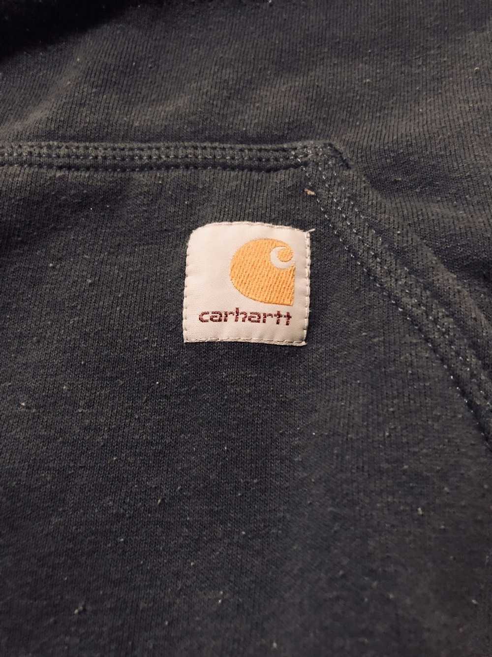 Streetwear Vgt y2k Carhartt works spellout hoodie… - image 3