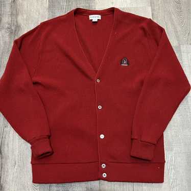 Izod × Vintage Vintage IZOD Red Knit Casual Crest… - image 1