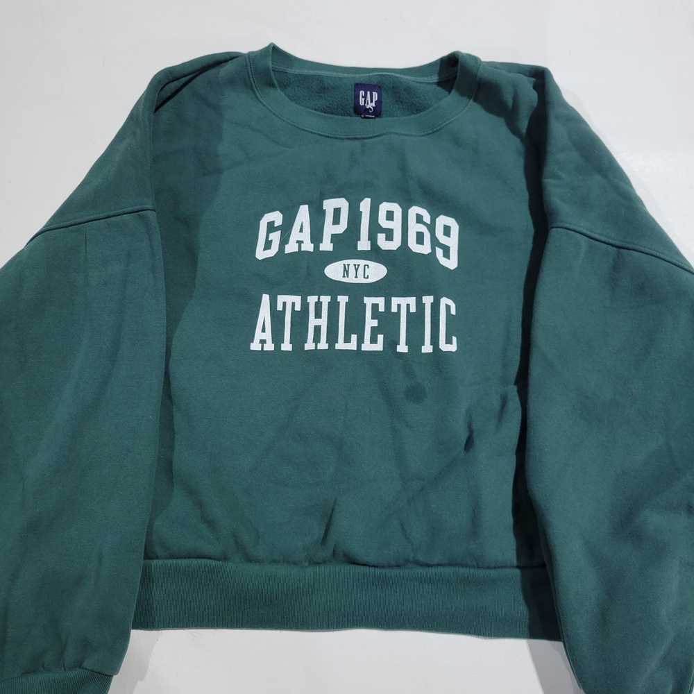 Gap × Streetwear × Vintage 90's cropped Gap Sweat… - image 2
