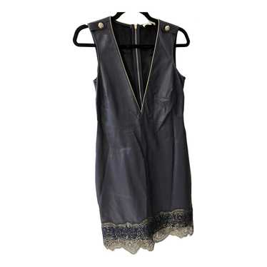 Patrizia Pepe Leather mid-length dress - image 1