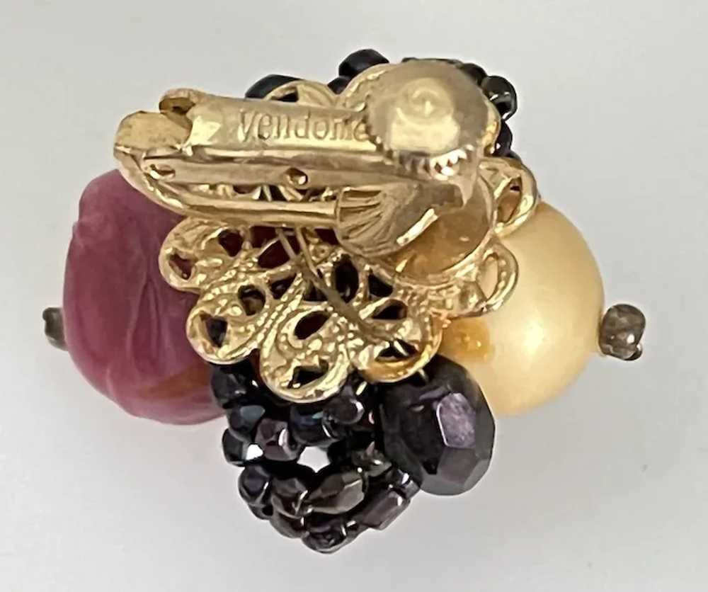 Vintage Exceptional Vendome Art Glass Beads Neckl… - image 6
