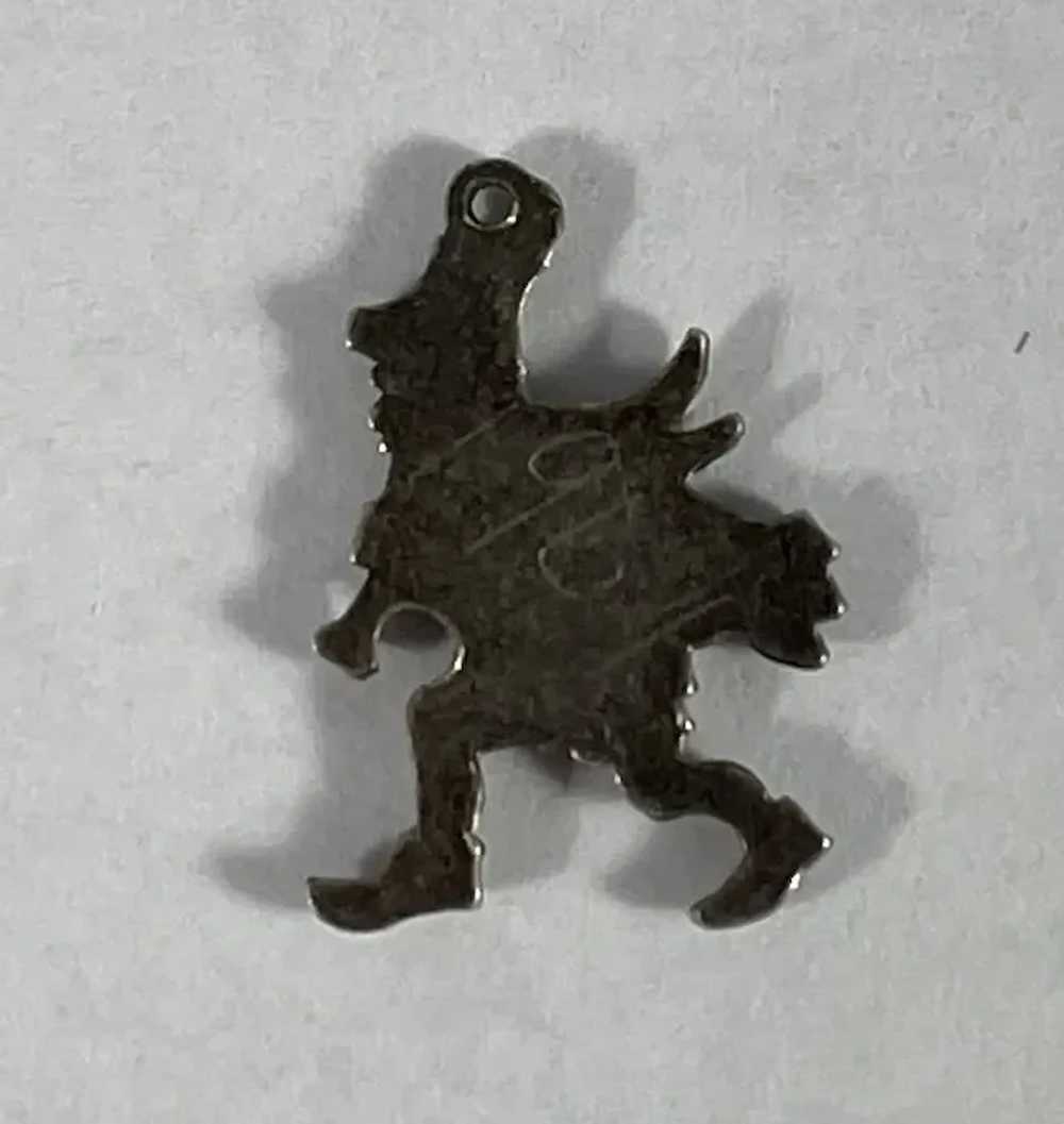 Vintage Enamel Leprechaun Charm - image 2