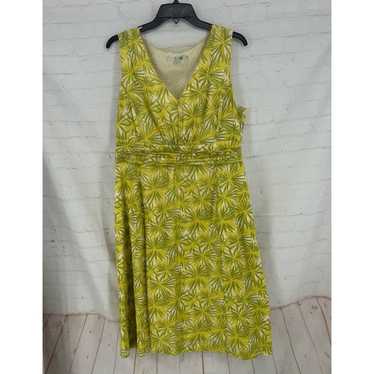 Boden Boden Yellow floral dress 10L - image 1