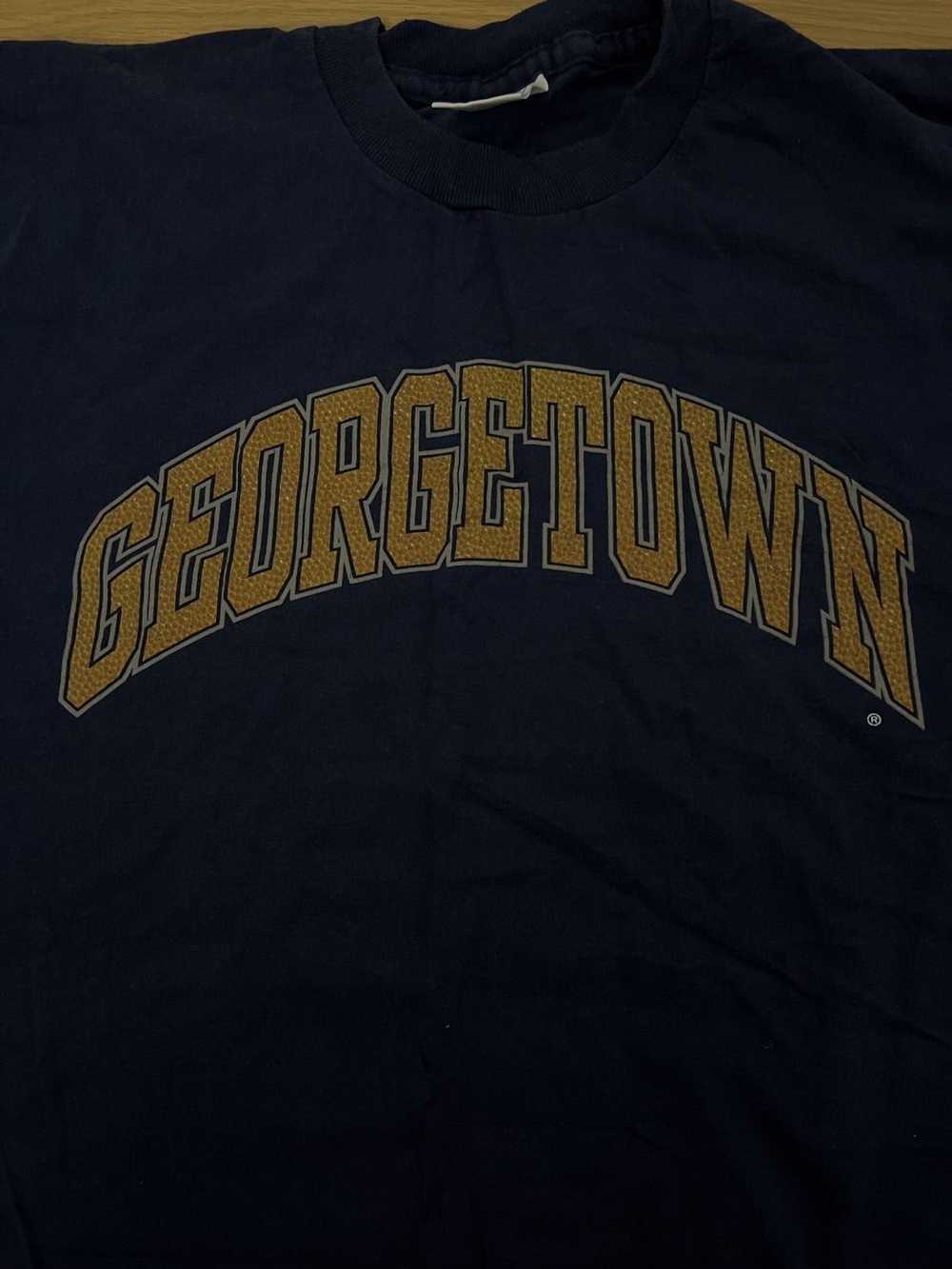 Sportswear George Town Hoyas navy tee T-shirt spe… - image 3