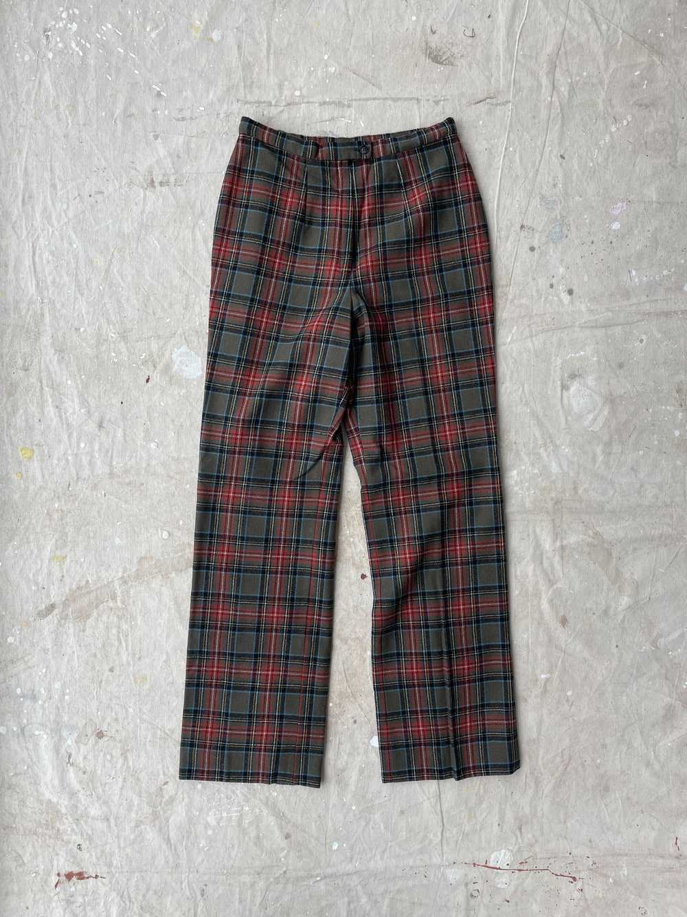 70's Pendleton Tartan Wool Trousers—[28X32] - image 1