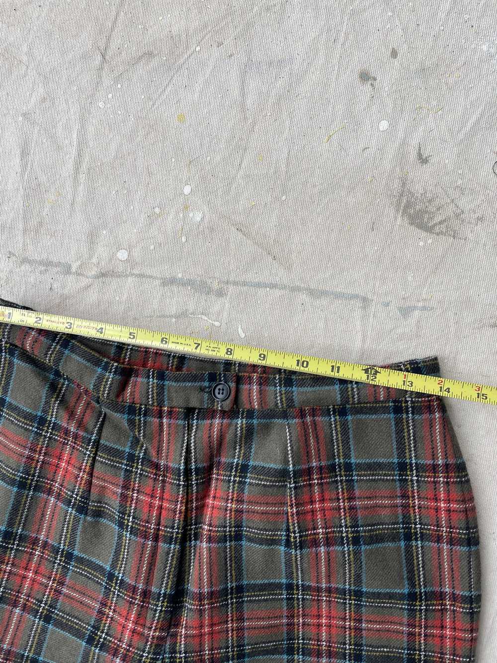 70's Pendleton Tartan Wool Trousers—[28X32] - image 5