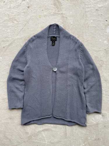 Hand-Knit Cardigan Sweater—[S/M]