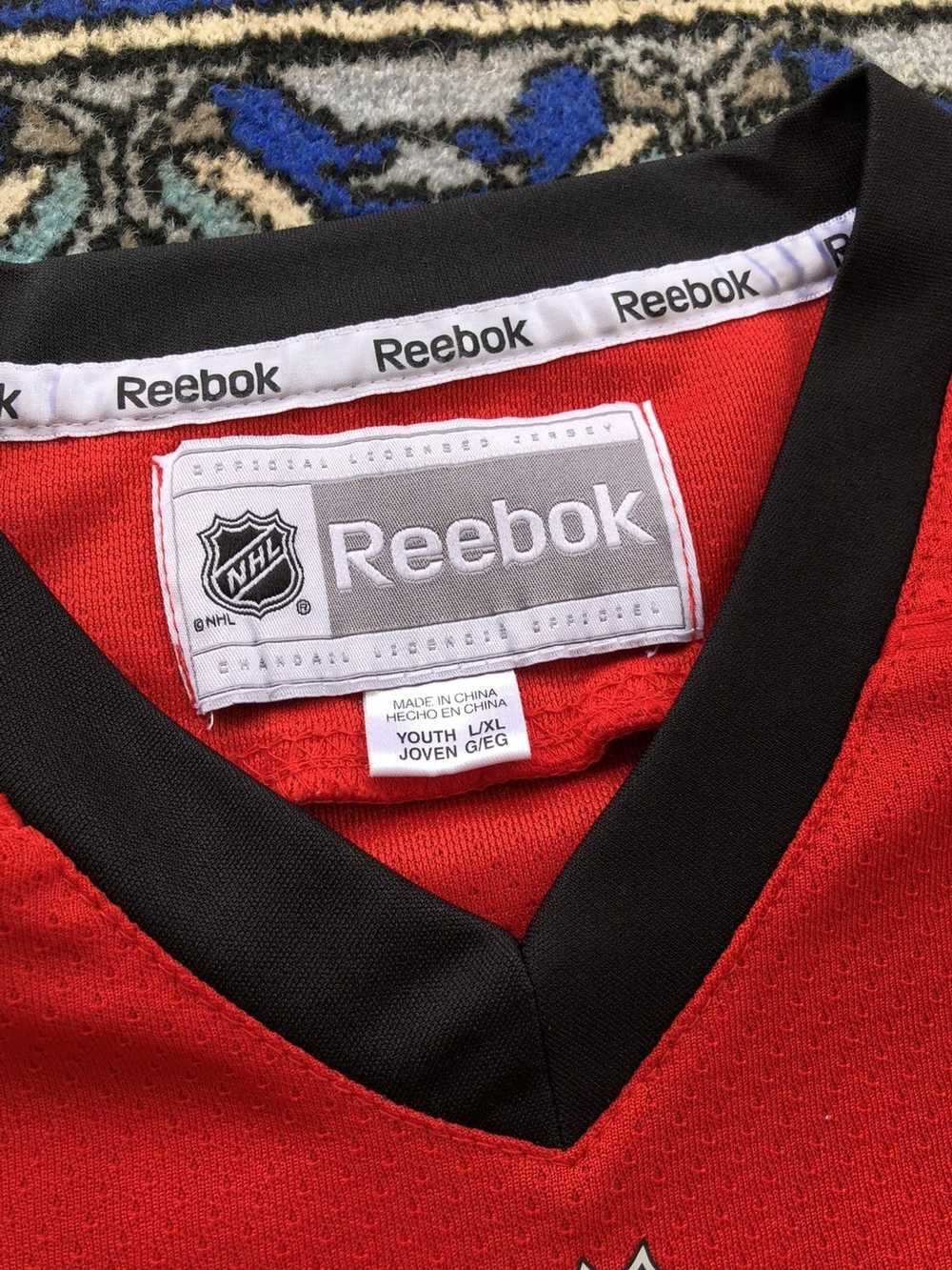 CRAWFORD Chicago Blackhawks Reebok Premier Red YOUTH Jersey