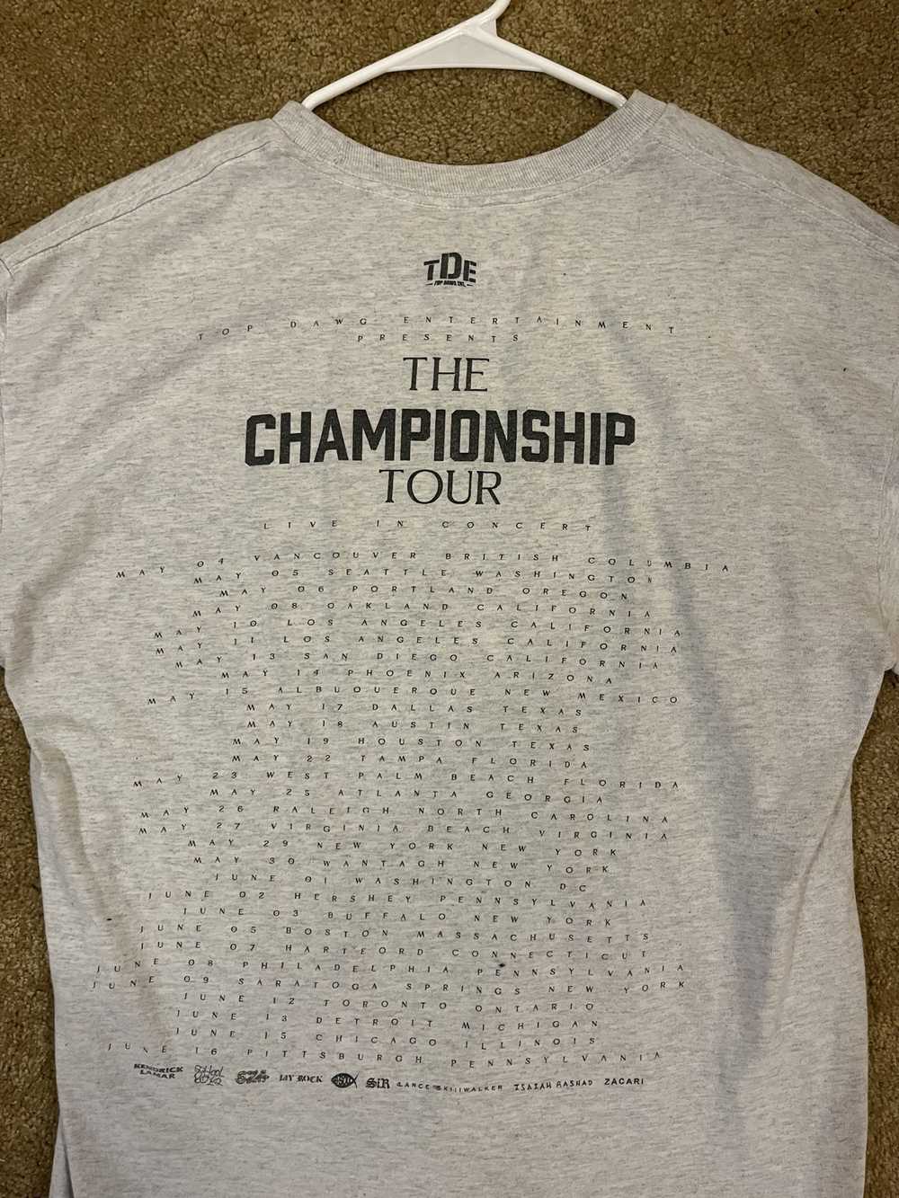 Kendrick Lamar TDE Championship Tour Tee - image 2