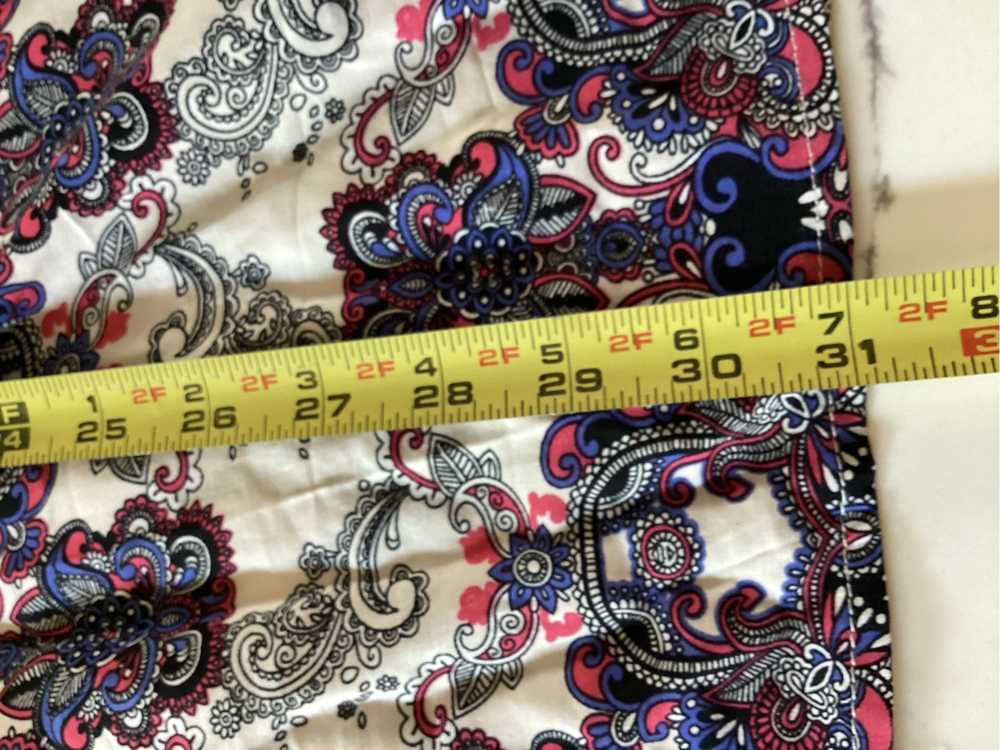 UMGEE Mix Print Boho Dress Sz S Bell 3/4 Sleeve T… - image 8