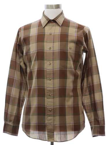 1980's Lee Mens Lee Plaid Shirt