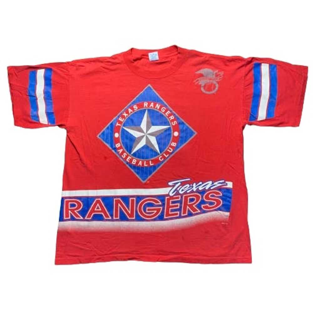 Vintage 00s Red MLB Texas Rangers T-Shirt - XX-Large Cotton– Domno