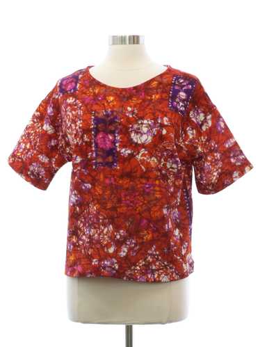 1970's Womens Mod Knit Shirt - image 1