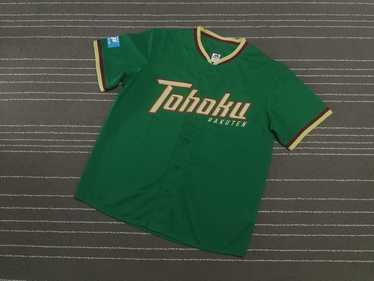Authentic Retro NPB Japan Baseball Tohoku Rakuten Eagles Knit Jersey Red