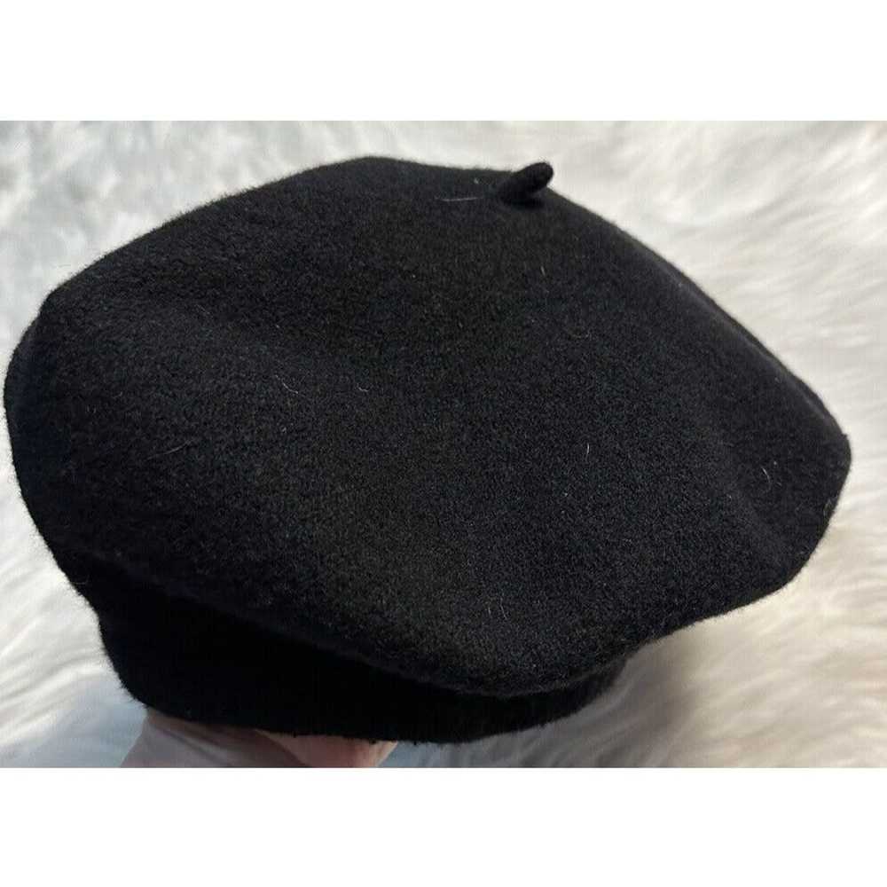 Other Beret Hat Black Made in Czech Republic 100%… - image 6