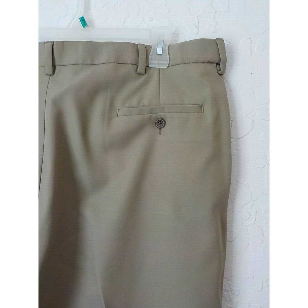 Haggar Haggar Classic Fit Cool18 Pro Beige Pants … - image 5