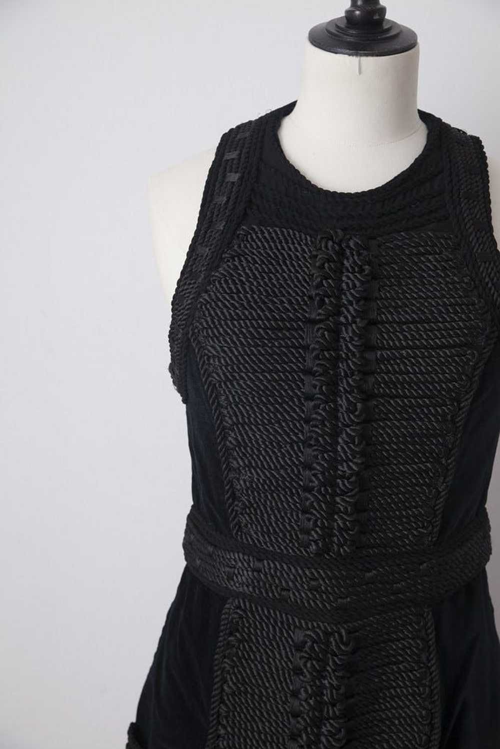 Balmain X H&M Black velvet dress - image 3