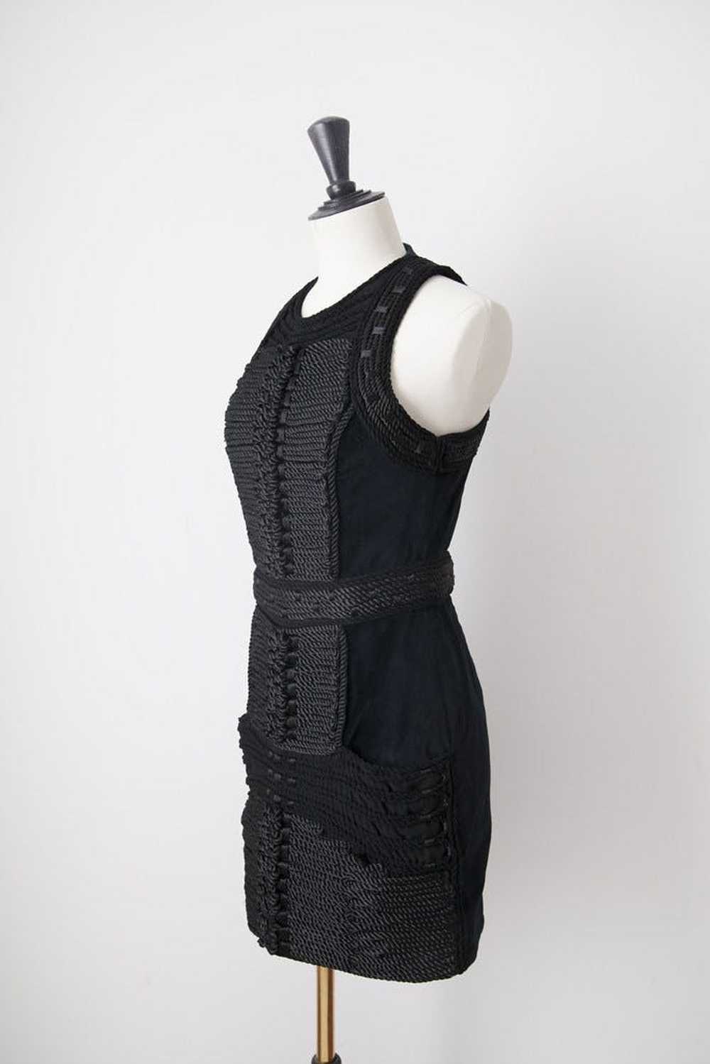 Balmain X H&M Black velvet dress - image 4
