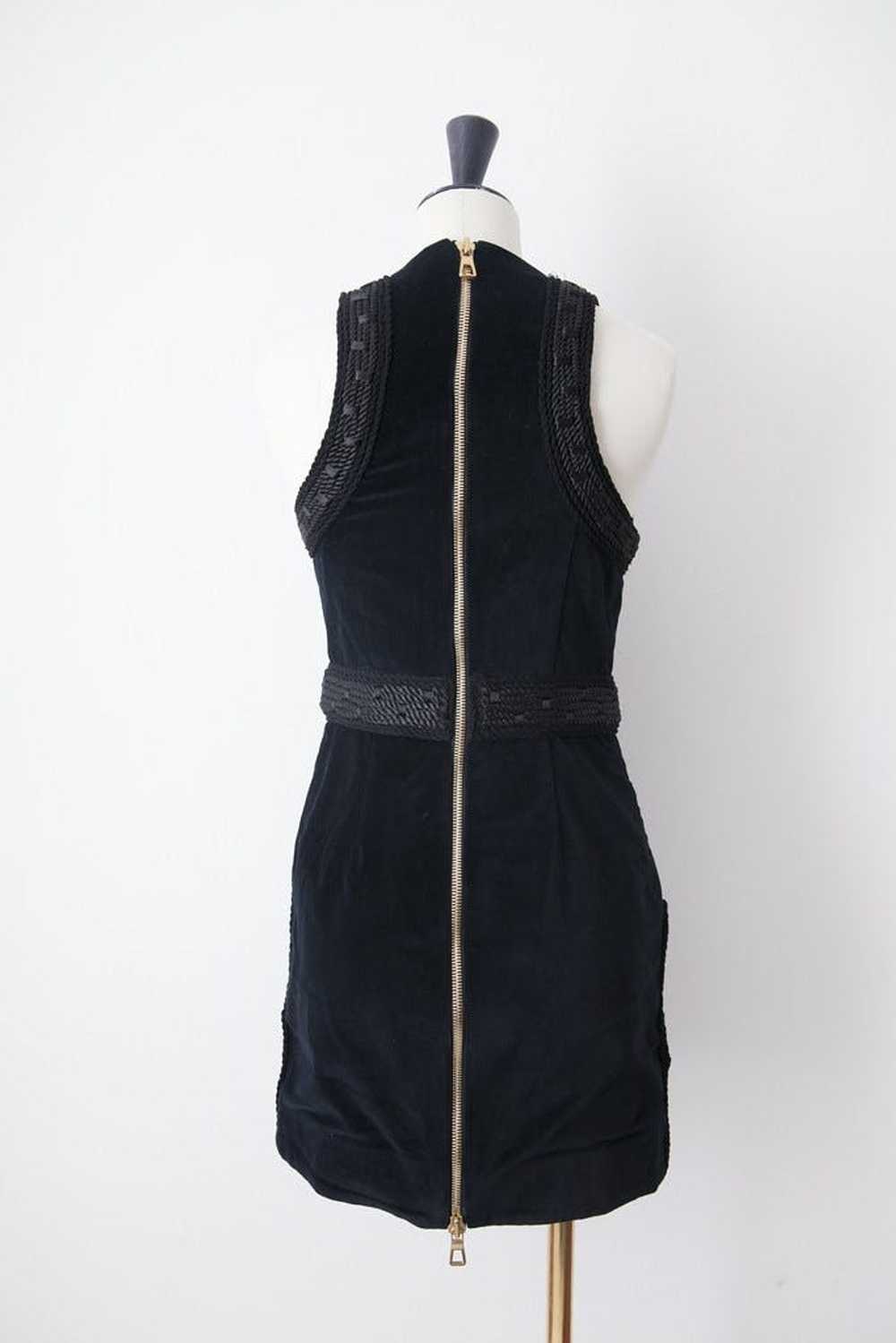 Balmain X H&M Black velvet dress - image 5