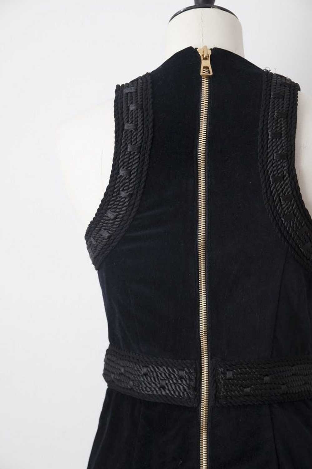 Balmain X H&M Black velvet dress - image 6